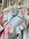 Heart pillow bag charm
