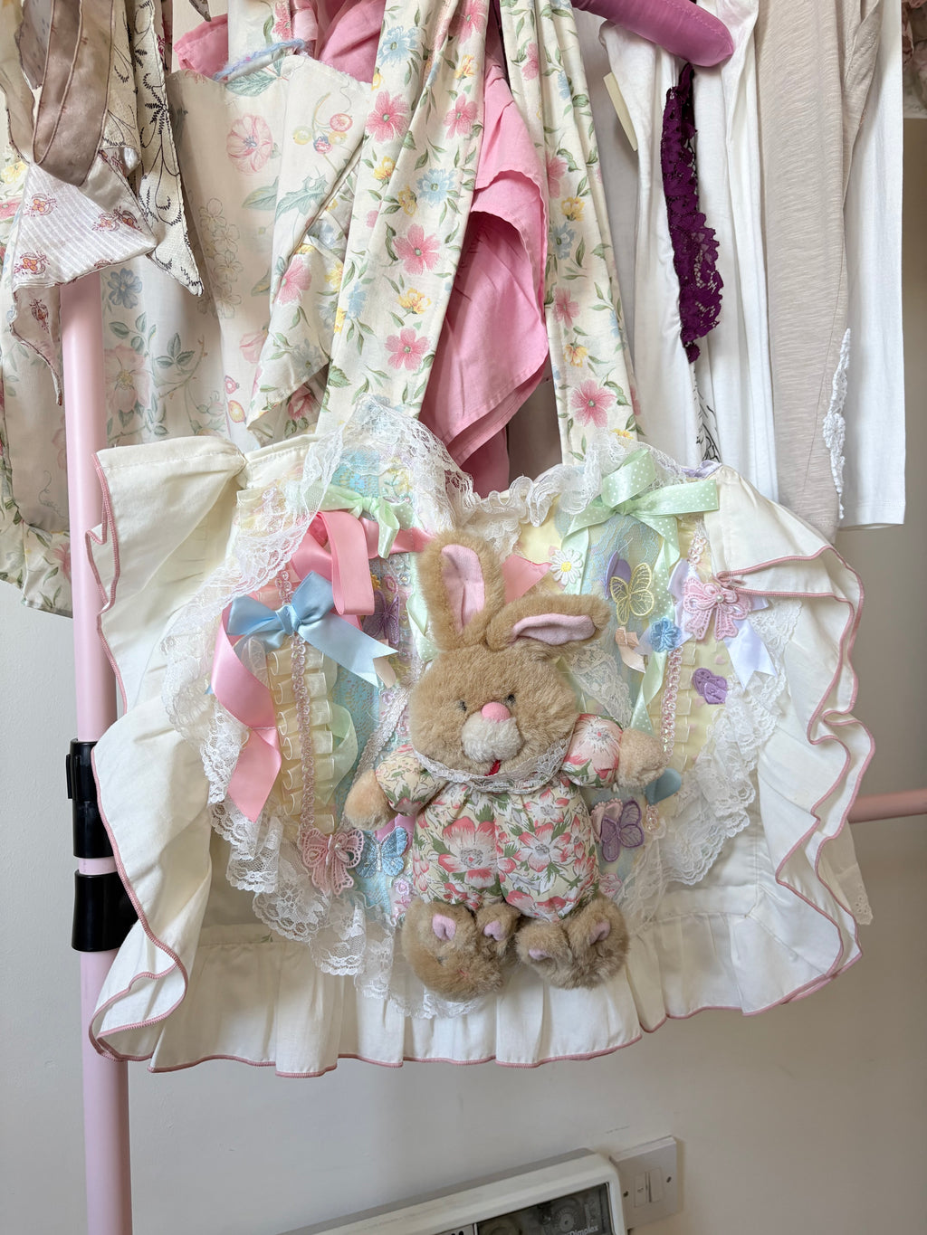 Bunny plush pillow bag (Angel May Cry and Off Duty Princess exclusive)