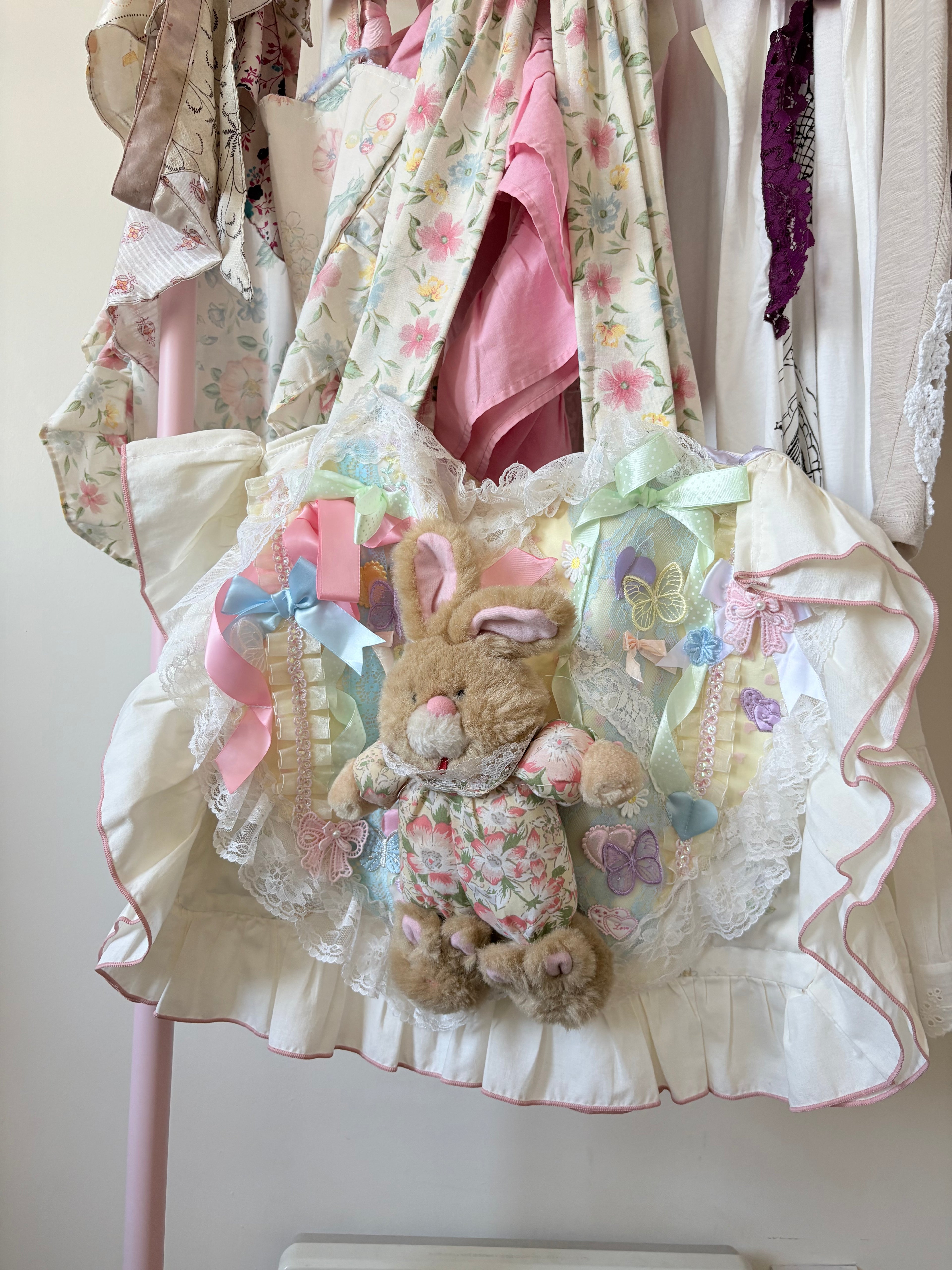 Bunny plush pillow bag (Angel May Cry and Off Duty Princess exclusive)